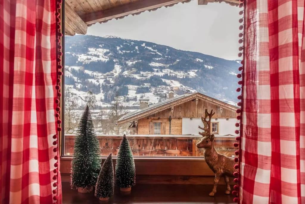 Ferienwohnung Gamsbock Panorama View Balkon, Gartensauna, Garten, Grillplatz Штумм Экстерьер фото