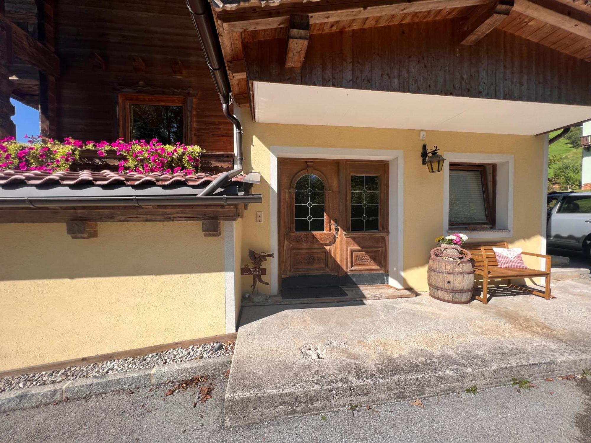 Ferienwohnung Gamsbock Panorama View Balkon, Gartensauna, Garten, Grillplatz Штумм Экстерьер фото